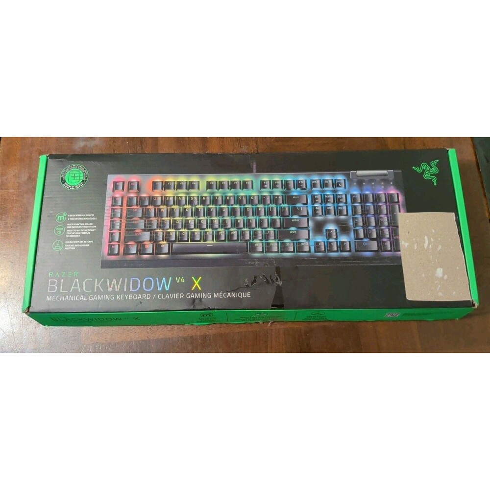 Razer BlackWidow V4 X Mechanical Gaming Wired Keyboard Chroma RGB